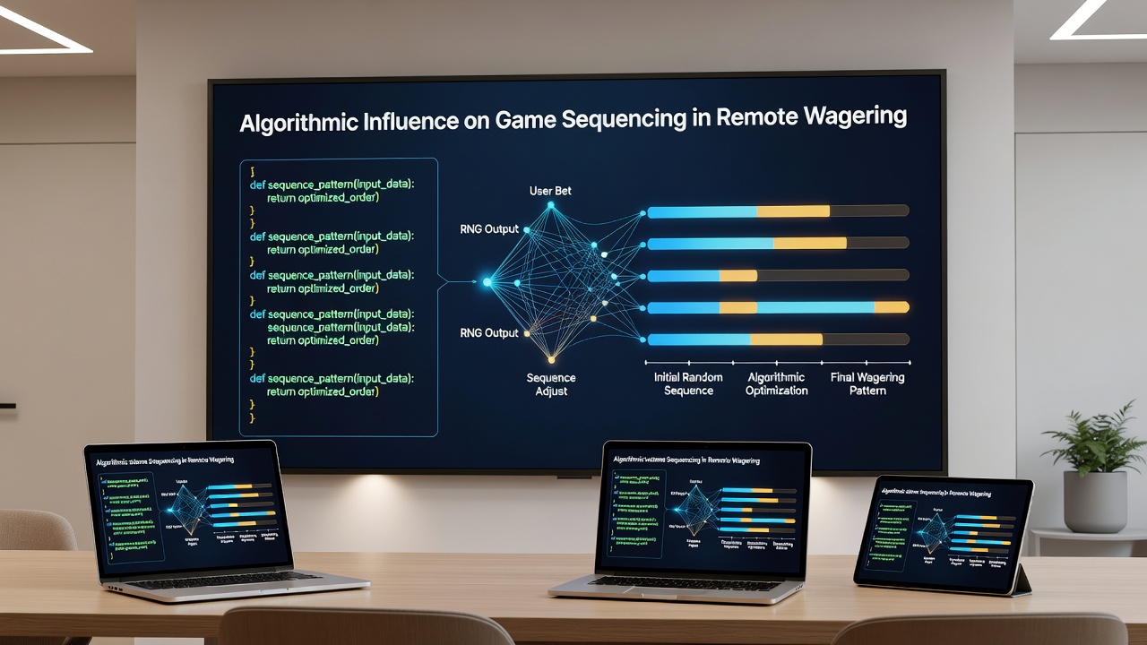 Chart showing distribution patterns generated by wagering algorithms across multiple game types