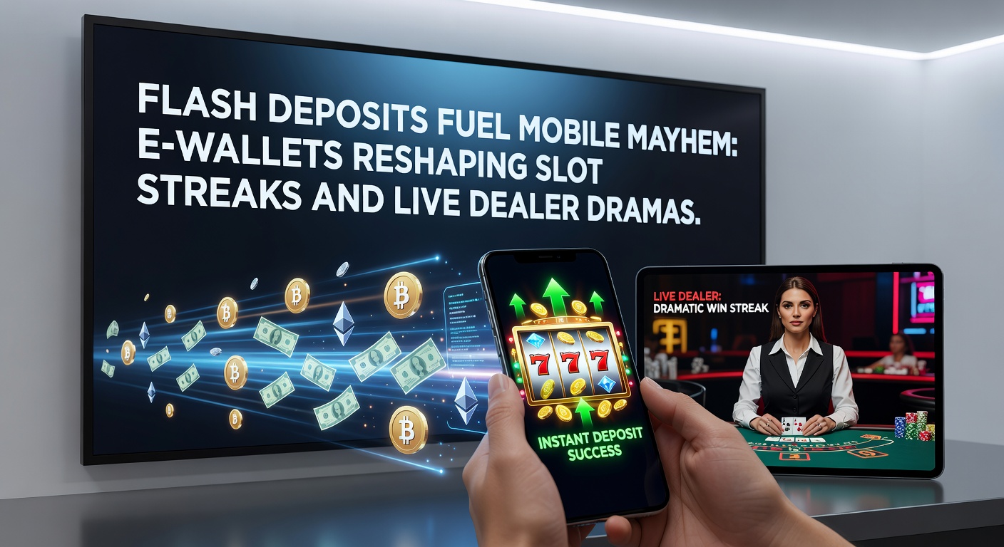 Live dealer at a blackjack table on a mobile screen, with an e-wallet deposit confirmation overlay and tense player cards visible