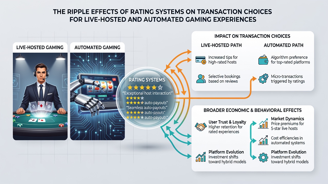 User comparing live dealer table ratings with automated slot transaction history on a mobile device